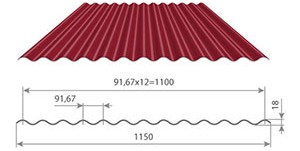 чишминский профнастил МП18